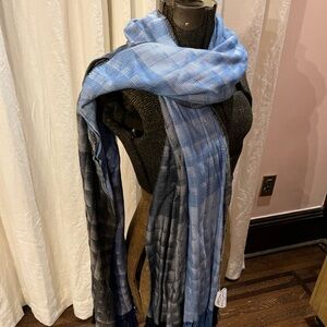 Blue Artisan Scarf